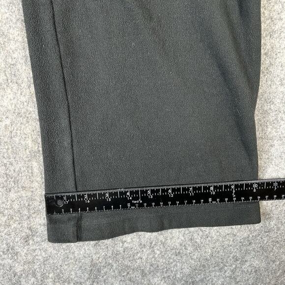 The North Face Sweatpants Womens Medium Fleece Straight Leg Black Polartec - Picture 8 of 12